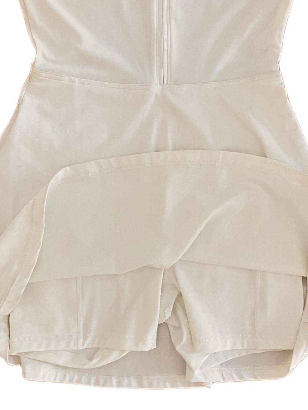 NWT TravisMathew Women’s MoveKnit Sleeveless Zip Dress White Size S Golf - Picture 13 of 14